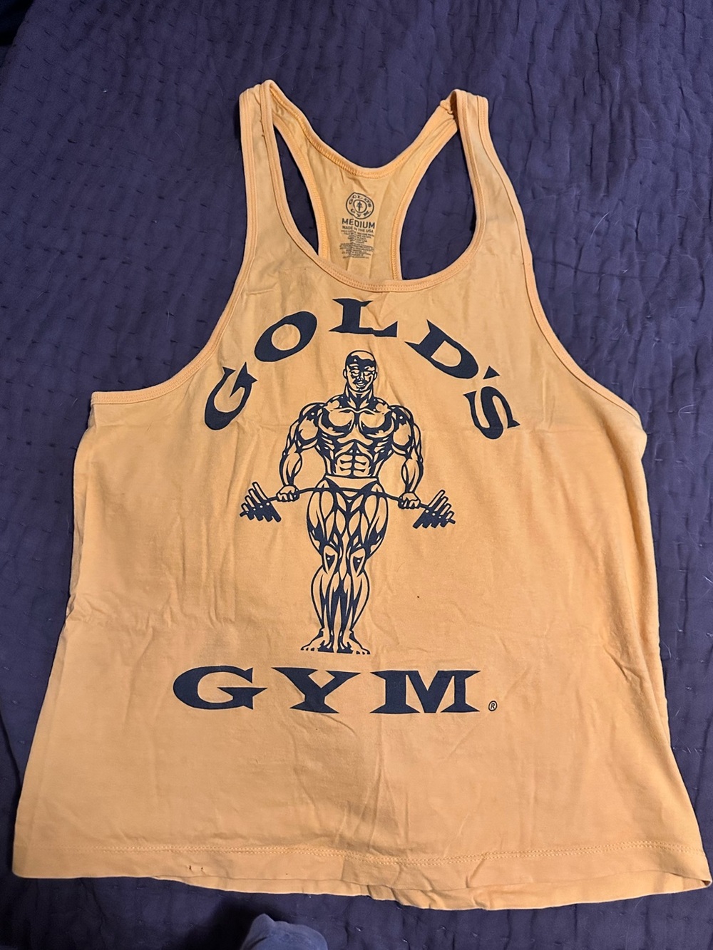 Golds gym stringer tank
